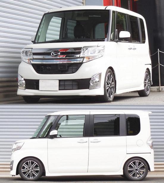 LA600S タントカスタム ダウンサス タナベ