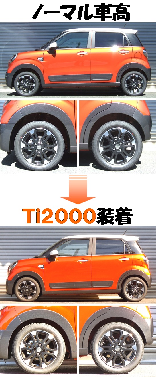キャスト アクティバ LA250S ダウンサス 『 Ti2000 』 も開発