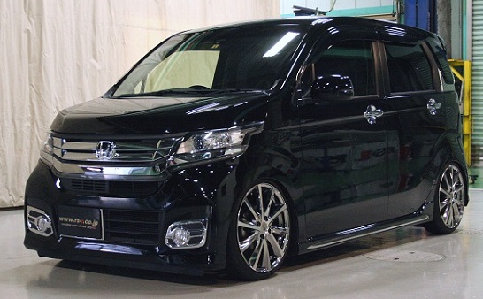 N-WGNカスタムを迫力ローダウン!! 『 Black☆i 』 開発