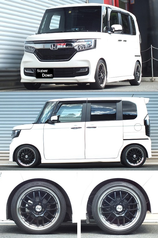 N BOXカスタム ローダウン たかかっ ダウンサス