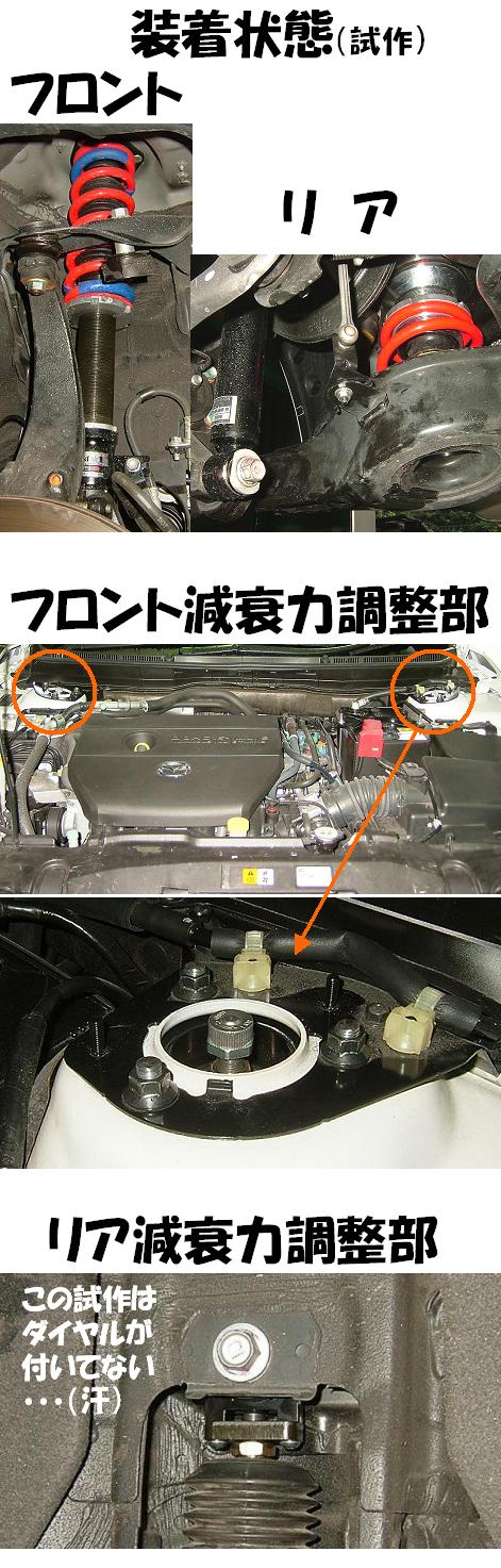 アテンザスポーツワゴン GH5FW 車高調 『 Best☆i 』 開発 ...