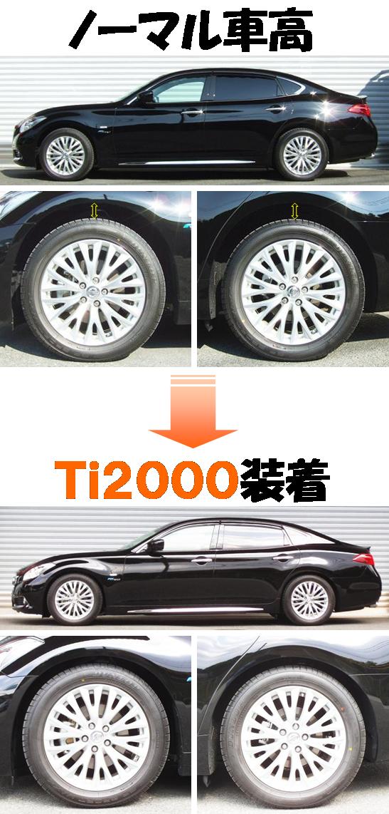 サイズ交換対象外 RS-R アールエスアール Ti2000 ダウンサス (シーマ