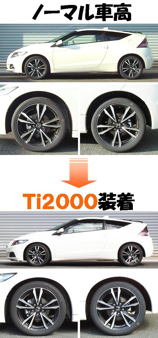 ＣＲ－Ｚ マイナー後 ZF2 ダウンサス 『 Ｔｉ２０００ 』 マッチング