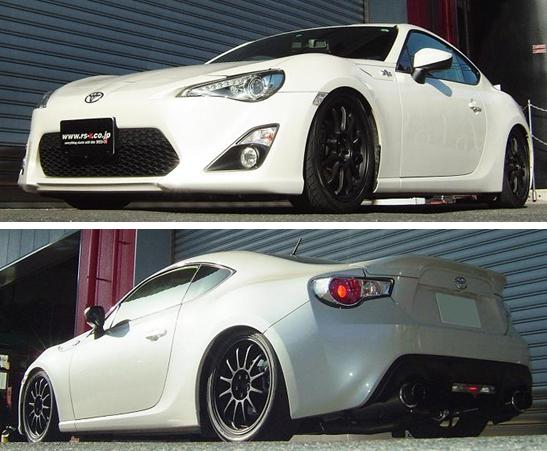 極細繊維クロス RSR RS-R ブラックi 車高調 86 ZN6 BKT065M 取付セット