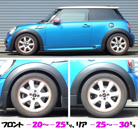ミニクーパーS R56 全長調整式車高調 『 Best☆i