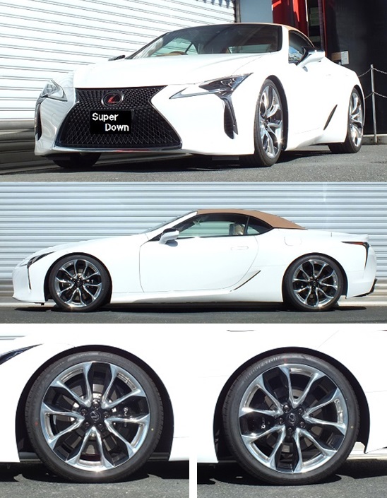 LC500コンバーチブル URZ100 ダウンサス 『 Ti2000 』 開発 ...