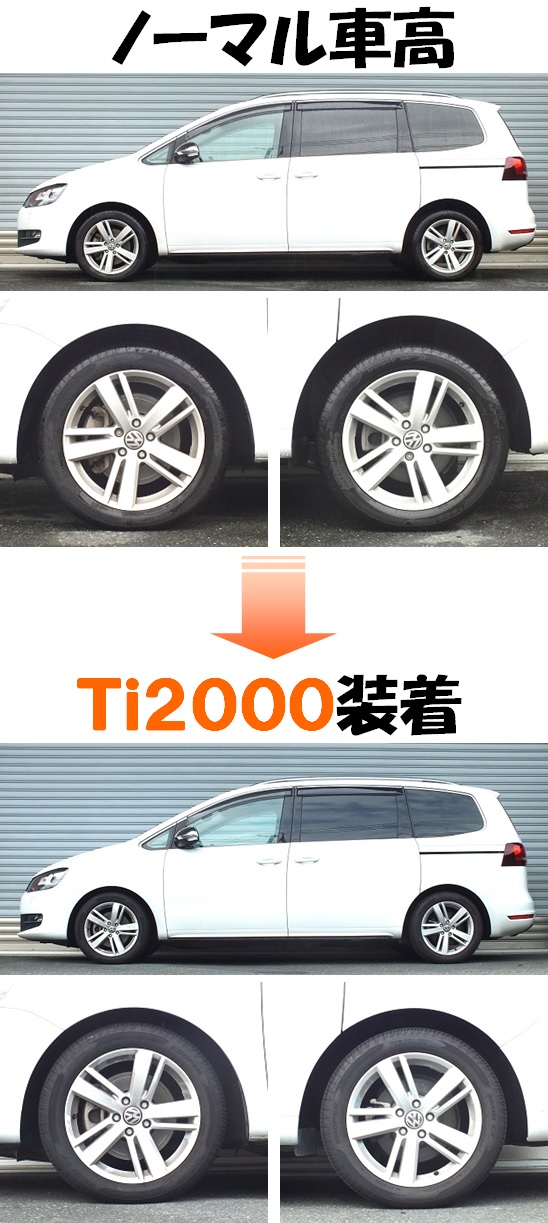 VWシャラン ダウンスプリングH&R VWシャラン ダウンスプリングH&R H&R H&Rダウンサス のパーツレビュー