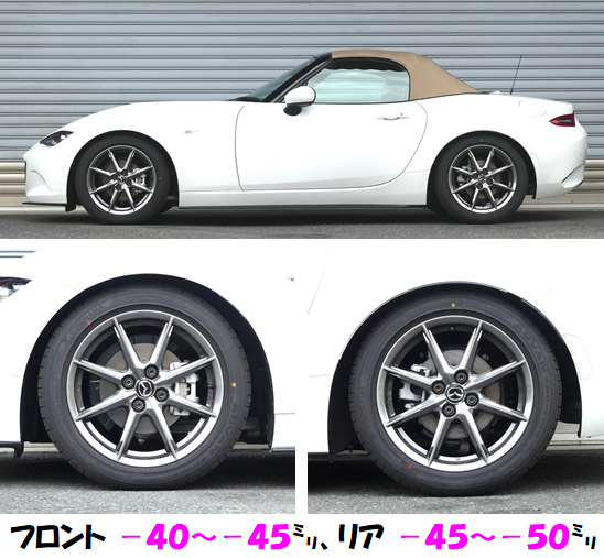 ロードスター ND5RE 車高調 『 Sports☆i 』 マッチング