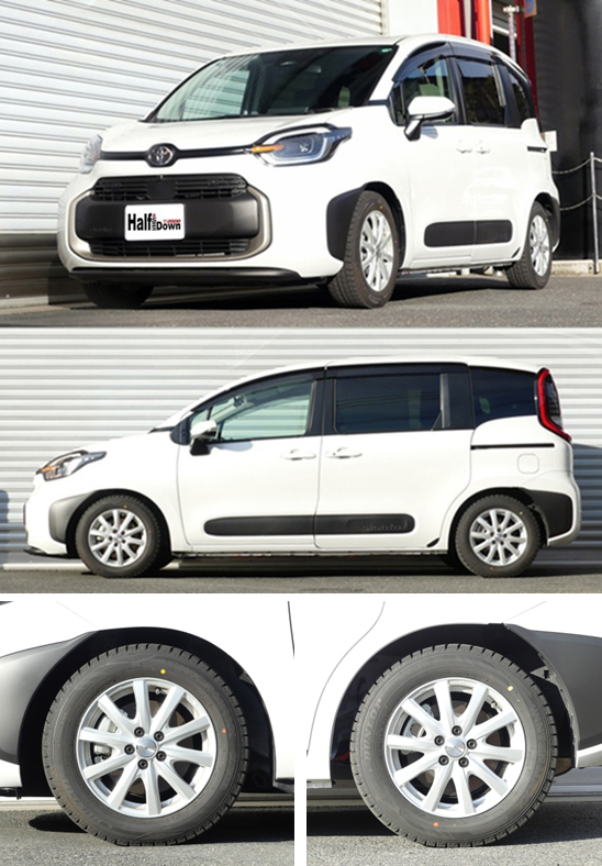 RS★R Ti2000 ダウンサス (リア2本) シエンタ MXPC10G RSR ダウンサス Ti2000ハーフダウン ［リアのみ］ トヨタ シエンタ