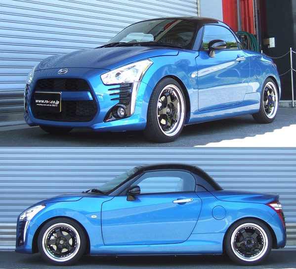 LA400K　コペン　純正足+RSRダウン 楽天市場】コペン LA400K ダウンサス 1台分 RSR RS-Rダウン D095D RS-R