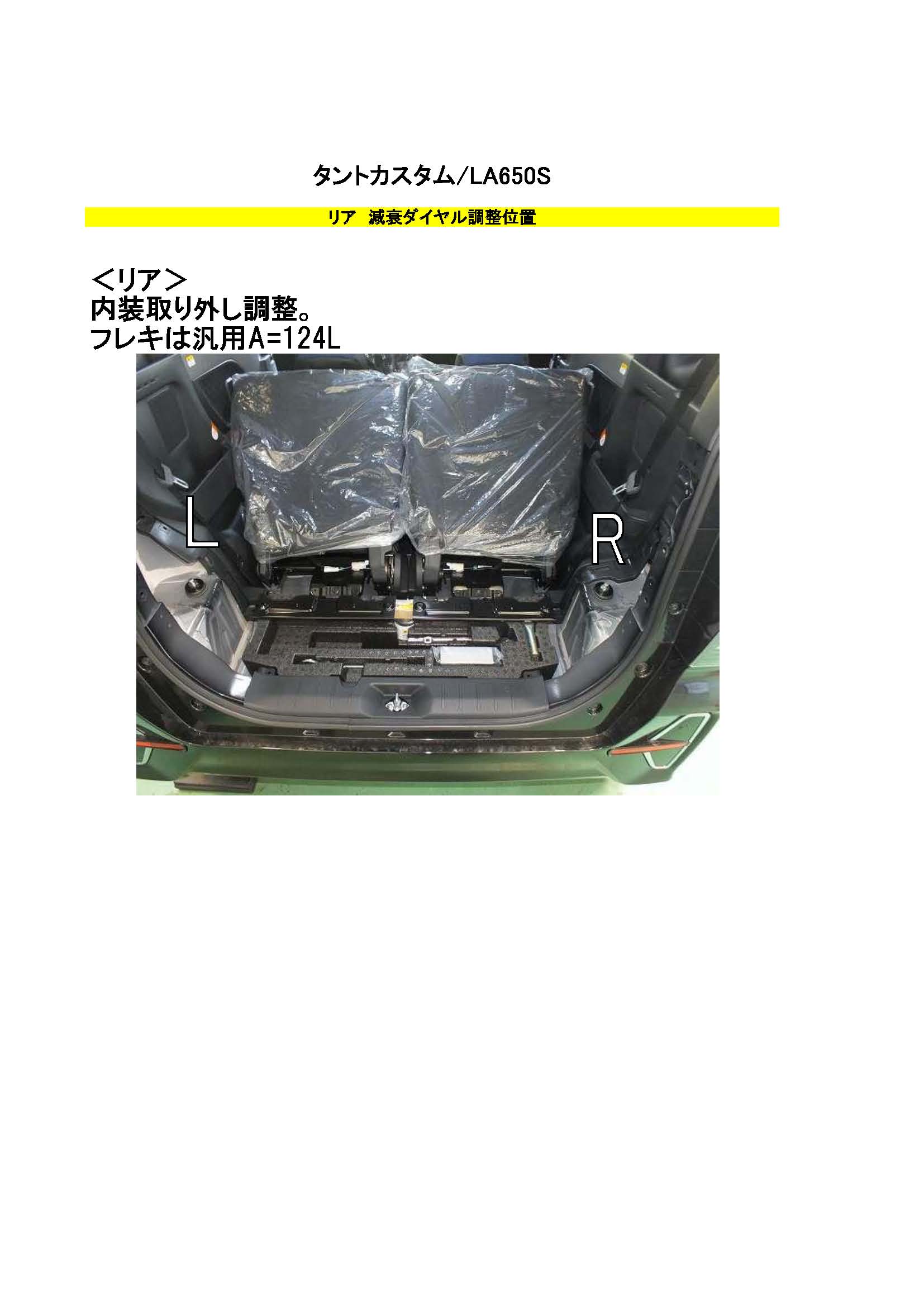 RSR 車高調 Black カスタムX タント LA650S FF R1 7～R4 i