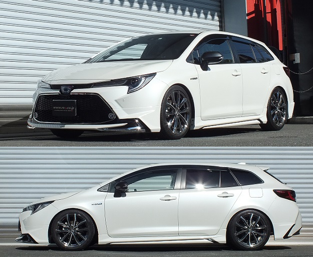 タナベ車高調カローラツーリングハイブリッドW×B