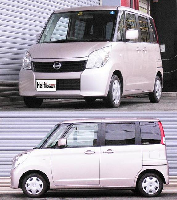 パレット ルークス mk21s ml21s RSRダウンサス 前後 RSR スーパーダウンサス リアのみ ルークス ML21S H21.12〜 FF