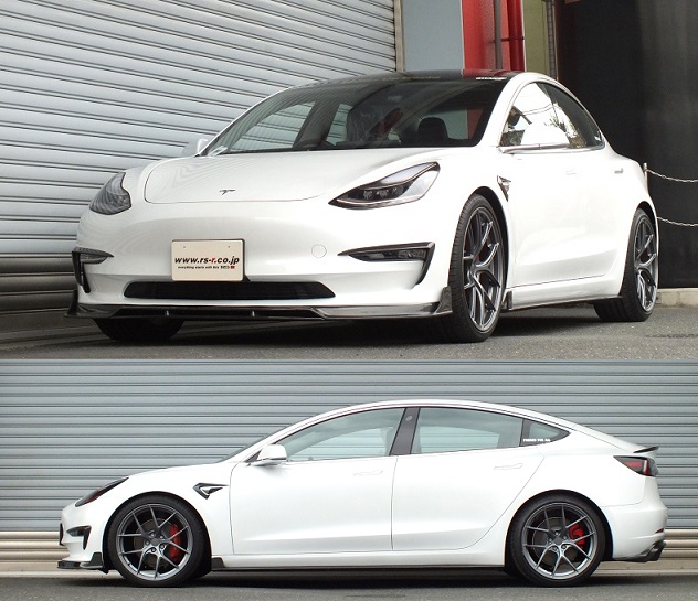 naok4　テスラ　モデル3 RS-R ダウンサス RSR RS-R Ti2000 ダウンサス TL001TD テスラ モデル3 USA仕様用