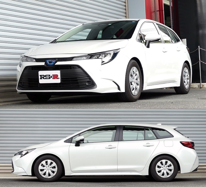 RS-R DOWN カローラフィールダー ZZE122G RS-R T820WFフロント RSR RS-R カローラフィールダー ZZE122G ダウンサス フロント 左右セット